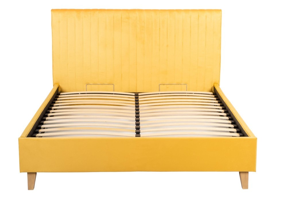 Товар Бари Кровать 1600 мягкая с подъёмным механизмом Горчичный, ткань PHUKET 1038 LD193380