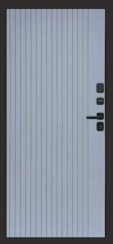 Товар Дверь Термо-Доор ГЕОМЕТРИЯ БЕТОН  (ЧЕРНАЯ ФУРНИТУРА) (квартира) DIS007539