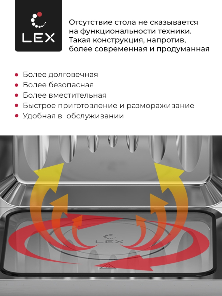 Товар Микроволновая печь Микроволновая печь встраиваемая  LEX BIMO 20.07 WH