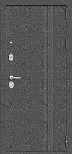 Товар Дверь Тайга-9 Вертикаль Антик Серебряный/Серый BR5596