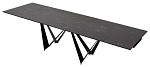 Стол RIETI 200 NERO KL-116 Черный мрамор матовый, итальянская керамика/ черный каркас, ®DISAUR MC63531 фото
