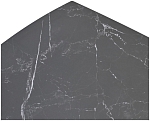 Стол BALDE 140 MATT BLACK MARBLE SOLID CERAMIC / BLACK, ®DISAUR MC64100 фото