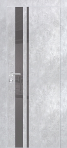 Товар Межкомнатная дверь PX-16  AL кромка с 4-х ст. Серый бетон