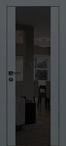 Товар Межкомнатная дверь PX-7 черная кромка с 4-х ст. Графит