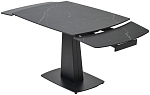 Стол BALDE 140 MATT BLACK MARBLE SOLID CERAMIC / BLACK, ®DISAUR MC64100 фото