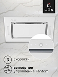 Встраиваемая вытяжка Вытяжка кухонная встраиваемая LEX GS BLOC GS 600 White фото