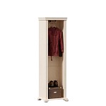 Амели Шкаф одностворчатый со штангой для одежды (правый Дуб Прованс) LD53536 фото