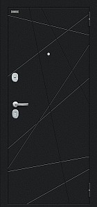 Товар Дверь Граффити-5 Букле черное/Snow Art BR4836