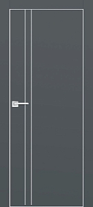 Товар Межкомнатная дверь PX-20  AL кромка с 4-х ст. Графит