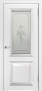 Товар Межкомнатная дверь Лу-172 (белый эмалит)