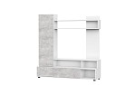 Мебель для гостиной МГС 9  Белый / Цемент светлый фото