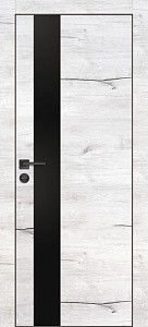 Товар Межкомнатная дверь PX-10 черная кромка с 4-х ст. Дуб арктик