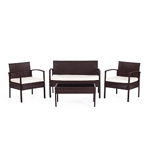 Товар Лаундж сет (диван+2кресла+столик+подушки) (mod. 210000) TETC11941