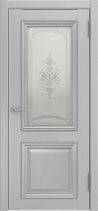 Товар Межкомнатная дверь Лу-172 (серый эмалит)