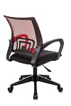 Кресло офисное TopChairs ST-Basic сетка/ткань красный SG4025 фото