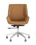 Кресло офисное TopChairs Crown NEW, коричневое УЦЕНКА SG4581 фото
