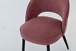 Набор стульев Моли (2 шт.) вереск (велюр)/черный MBS8079 фото