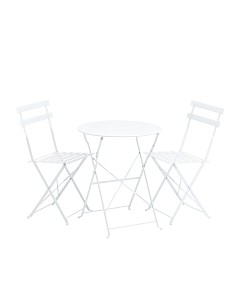 Товар Комплект стола и двух стульев Бистро белый SG8523