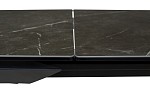 Стол CREMONA 140 KL-135 Темно-серый мрамор матовый / черный каркас М-City MC61169 фото