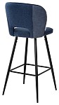 Барный стул HADES TRF-06 полночный синий, ткань/ RU-03 синяя сталь, PU М-City MC60999 фото