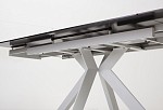 Стол BELLUNO 160 KL-170 MALACHITE, итальянская керамика/ белый каркас М-City MC62659 фото