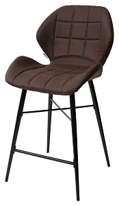Товар Полубарный стул MARCEL COWBOY-#800 темно-коричневый (H=65cm), ткань микрофибра М-City MC64193