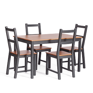 Товар Обеденный комплект Соната (стол + 4 стула) / Sonata dining set TETC21793