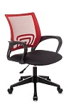 Кресло офисное TopChairs ST-Basic сетка/ткань красный SG4025