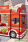 London BUS Кровать двухъярусная (Красный тип 2) LD54131 фото
