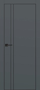 Товар Межкомнатная дверь PX-20  черная кромка с 4-х ст. Графит