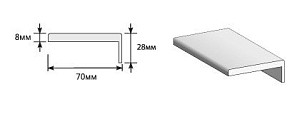 Товар Наличник Т Тип-0 Max 2150x70x8 (65x3) BRK3271