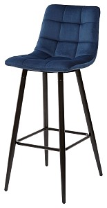 Товар Барный стул LECCO UF910-18 NAVY BLUE, велюр 4 шт./2 кор. М-City MC63018