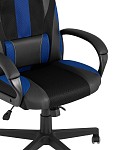 Кресло игровое TopChairs ST-CYBER 9 черный/синий SG4020 фото