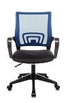 Кресло офисное TopChairs ST-Basic сетка/ткань синий SG4022 фото