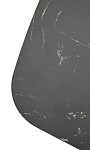 Стол MATERA 160 NERO KL-116 Черный мрамор матовый, итальянская керамика/ черный каркас, ®DISAUR MC63537 фото
