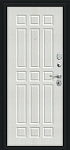Дверь Мило Букле черное/Bianco Veralinga BR4301 фото