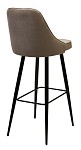 Барный стул NEPAL-BAR БЕЖЕВЫЙ #5, велюр/ черный каркас (H=78cm) М-City MC63282 фото