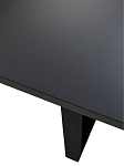 Стол ВИЖН 140 раскладной Черный, стекло/ черный каркас М-City MC63870 фото