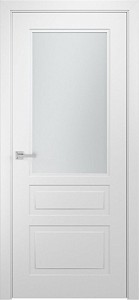 Товар Межкомнатная дверь Модель L-2 (стекло, 900x2000) белая эмаль