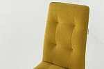 Набор стульев Турин 2 (4 шт.) горчица (велюр)/белый MBS8058 фото