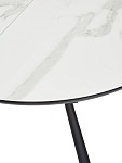 Стол VOLAND BIANCO TL-45 испанская керамика/ BLACK "белый мрамор" М-City MC63578 фото