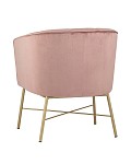 Кресло Шале велюр розовый SG2310 фото