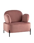 Кресло Кэнди с подлокотниками велюр пыльно-розовый SG4615