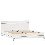 Норд Кровать двуспальная 1800 (Белый/Черный) LD53704 фото