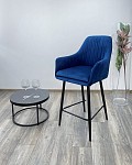 Полубарный стул Роден Premier 22 Синий, велюр (H=65cm), M-City MC62654 фото