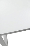 Стол ВИЖН 120 раскладной Белый, стекло/ белый каркас М-City MC63866 фото