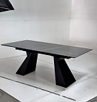 Стол БОГАРТ 200 TITANIUM BLACK PULIDO, керамика / Черный М-City MC63683 фото