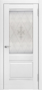 Товар Межкомнатная дверь ЛУ-52 (Белый эмалит, до, 900x2000)