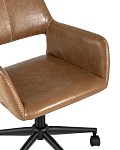 Кресло компьютерное Филиус экокожа коричневый SG2321 фото