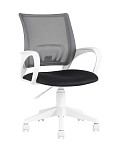 Кресло офисное TopChairs ST-BASIC-W серый крестовина пластик белый SG4424
